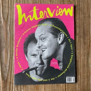 Jack Nicholson -  Interview magazine - Aug 1990 Audrey Hepburn, Harvey Keitel